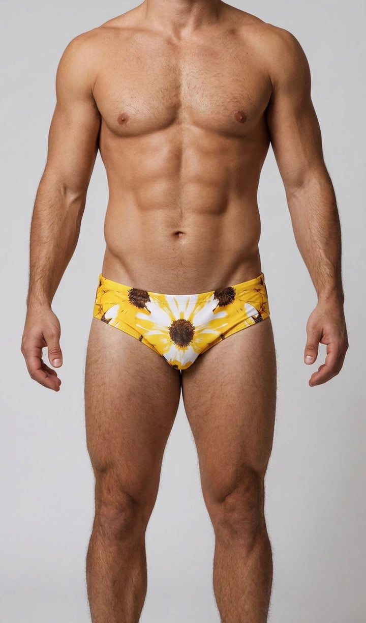 Signature Swim Brief — Sunburst Bloom