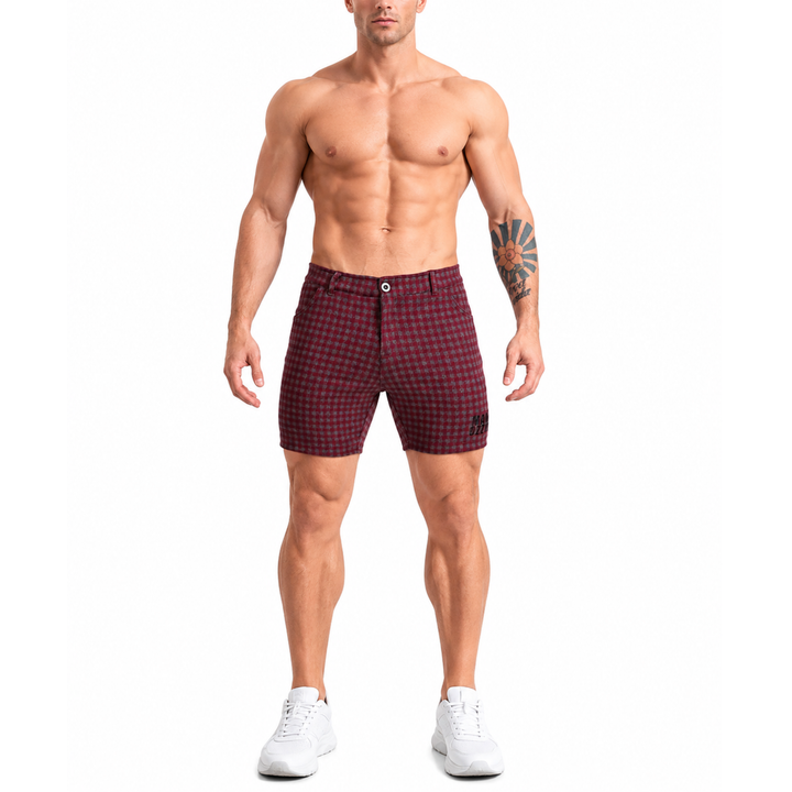The Avenue Shorts - Crimson Edge