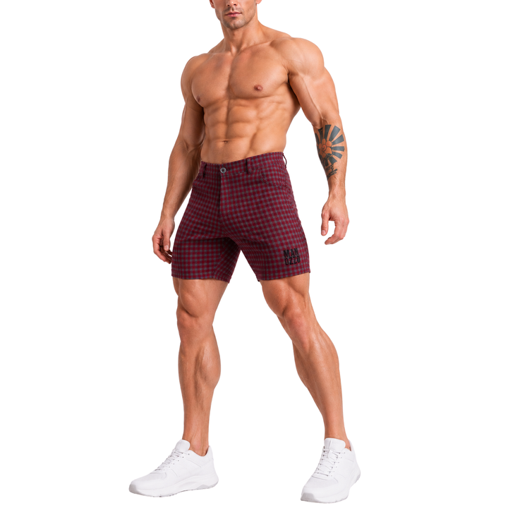 The Avenue Shorts - Crimson Edge