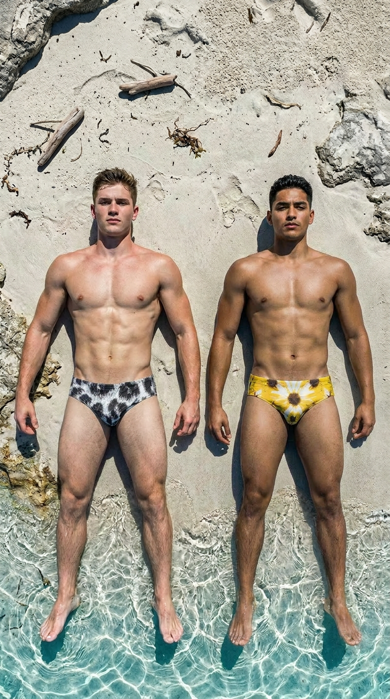 Signature Swim Brief 2-Pack: Lunar Leopard + Sunburst Bloom