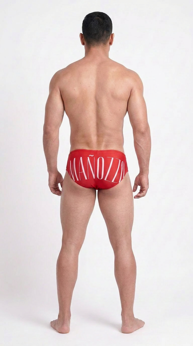Velocity Swim Brief - Inferno Mark (Red)