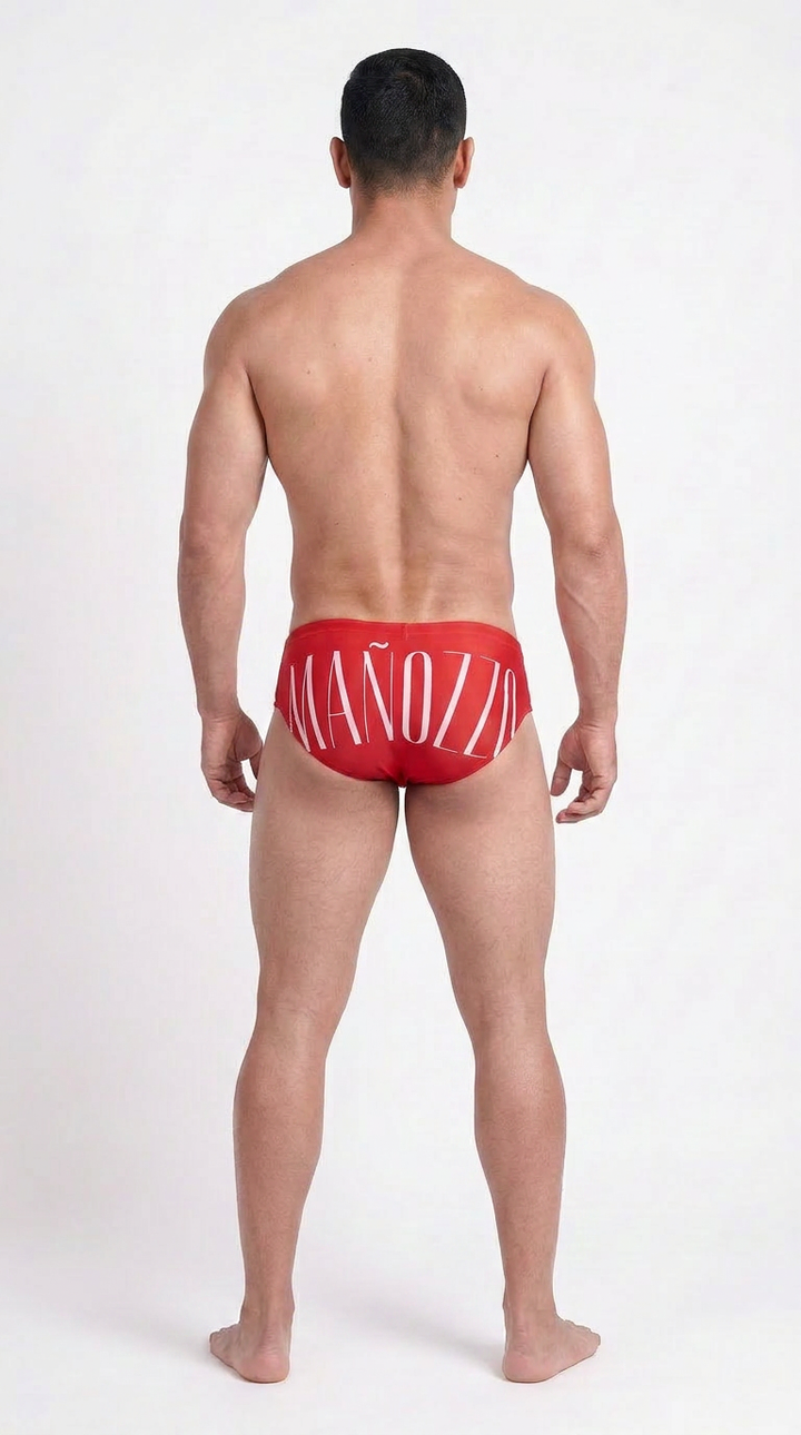 Velocity Swim Brief - Inferno Mark (Red)