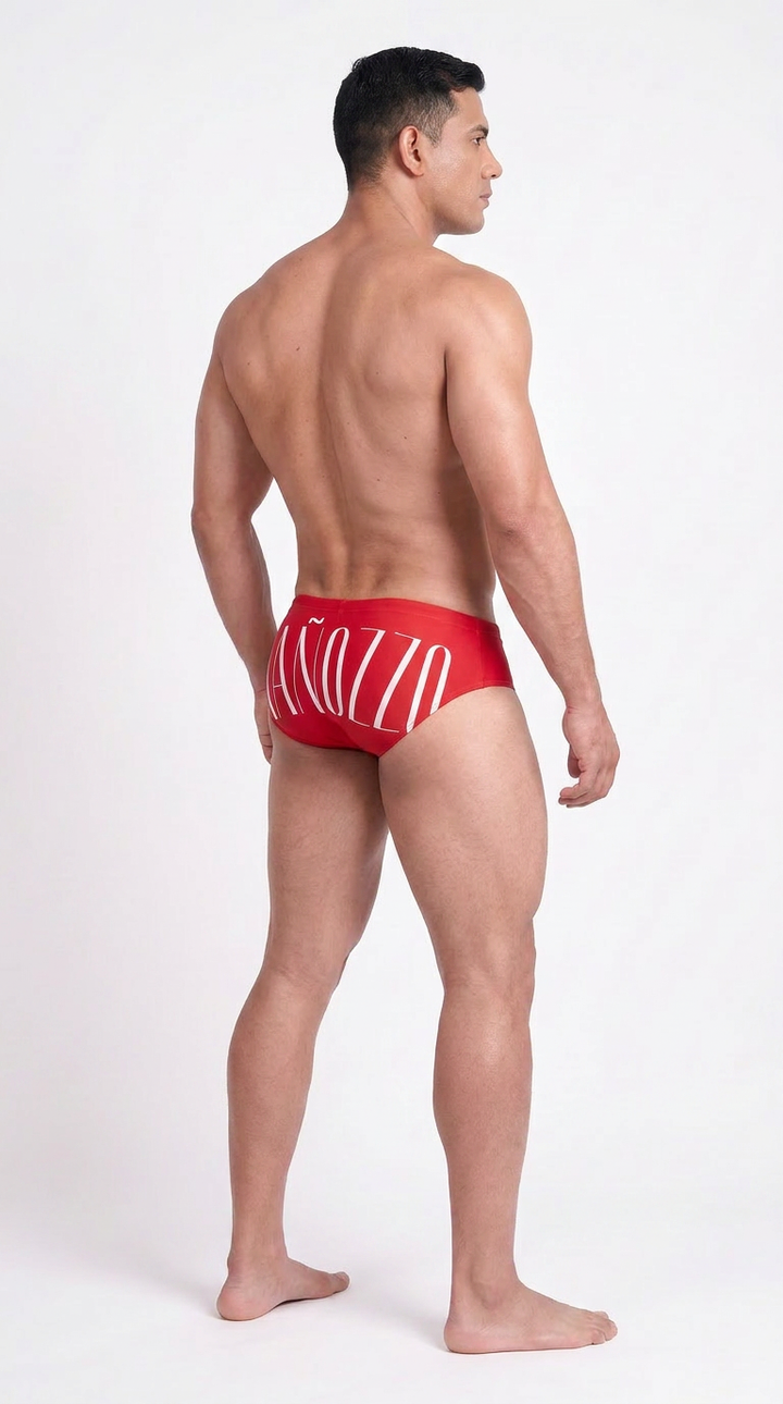 Velocity Swim Brief - Inferno Mark (Red)