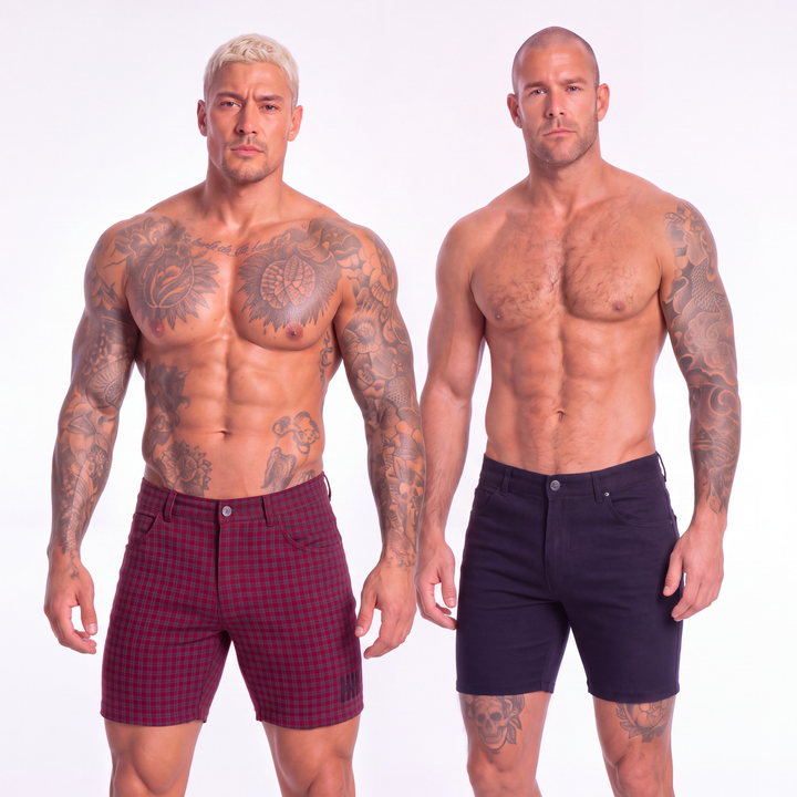 Avenue 2-Pack: Navy + Red Check
