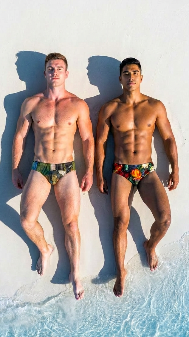 Signature Swim Brief 2-Pack: Midnight Garden + Shadow Battalion