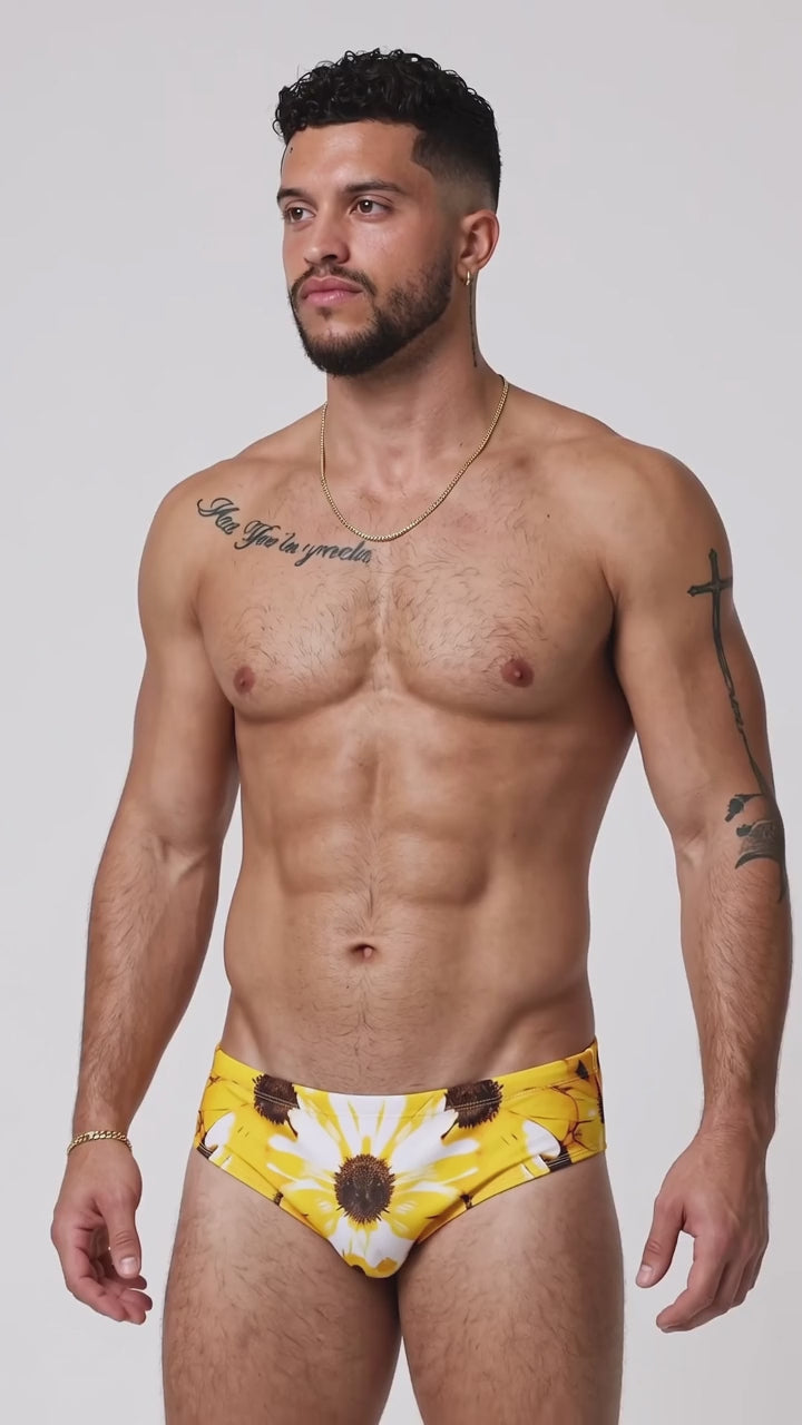 Sunburst Bloom - Signature Swim Brief